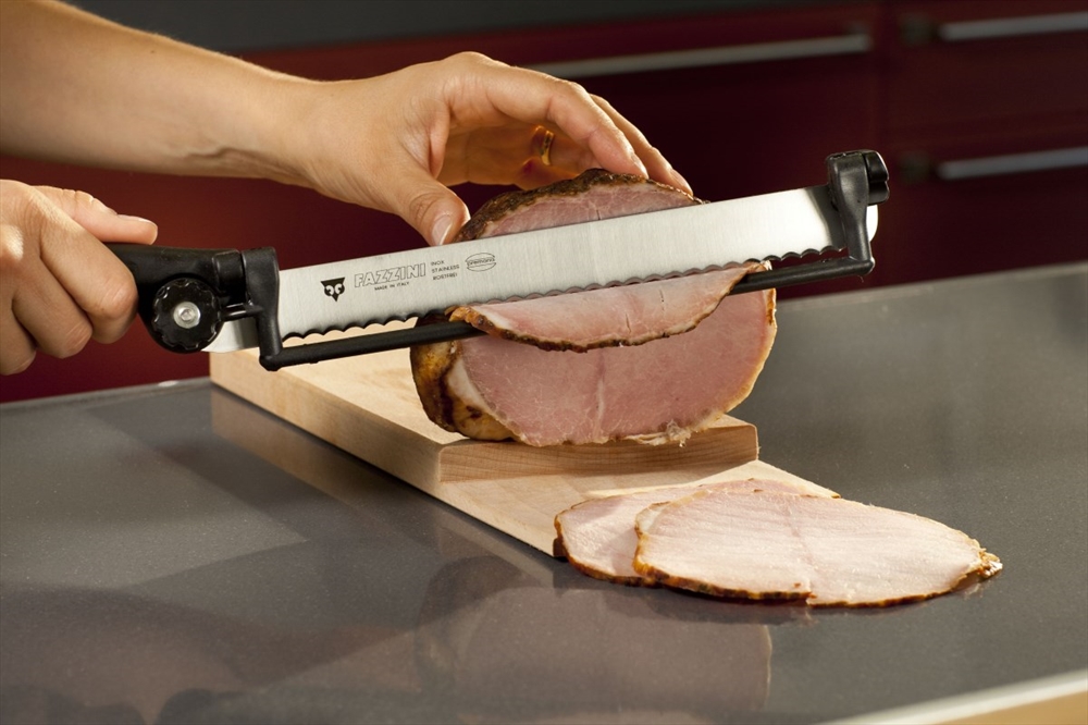 Coltello da Pane con Guida di Taglio Regolabile Kutway InnovaGoods